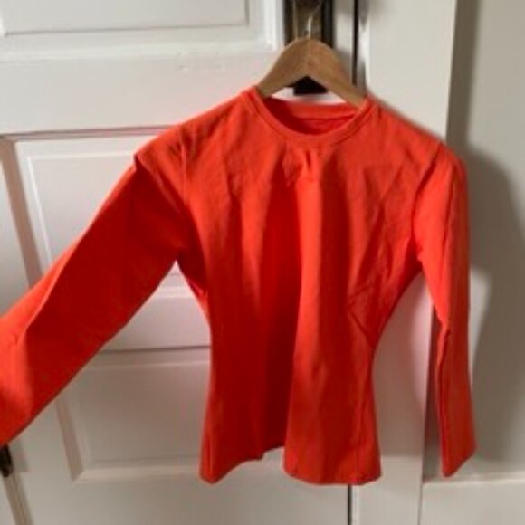 Leki full length long-sleeved top in Flame - size M - Picture 3 of 6